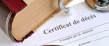 La rédaction et la transmission du certificat de décès - MACSF